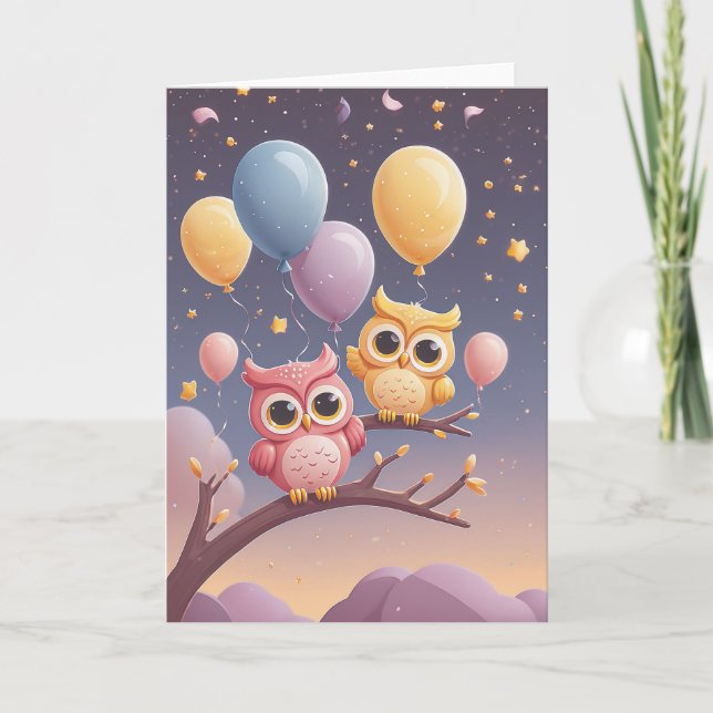 Whispering Wishes to an Owl Kort (Framsida)