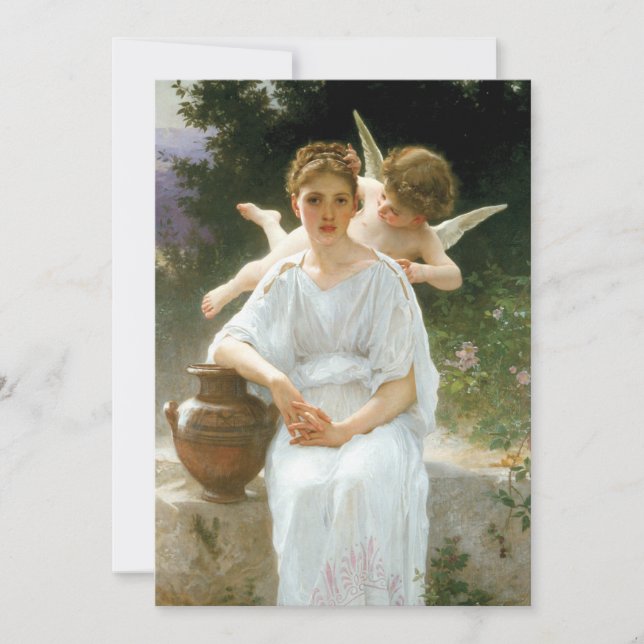 Whisperings of Kärlek, First Reverie by Bouguereau (Framsida)
