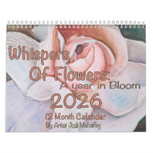Whispers: A Year in Bloom Calendar