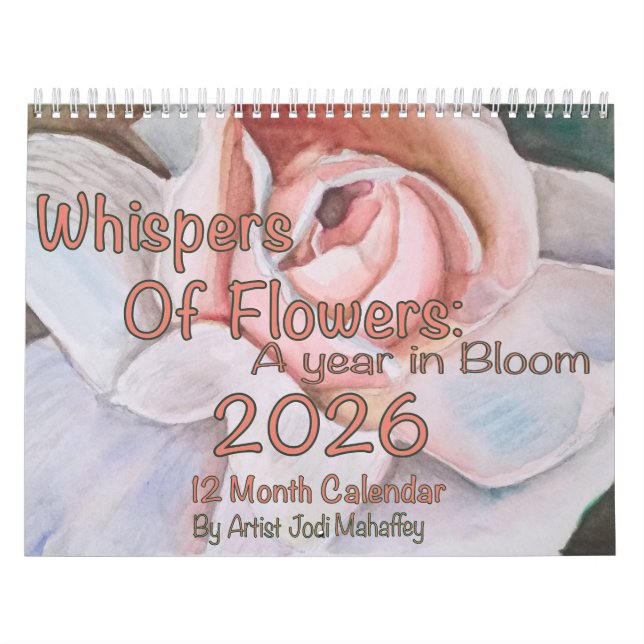 Whispers: A Year in Bloom Calendar Kalender (Omslag)