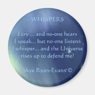 "WHISPERS Dikt" Magnet