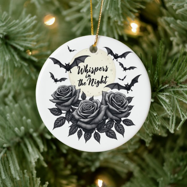 Whispers in the Night - Gothic Full Moon Ornament (Träd)