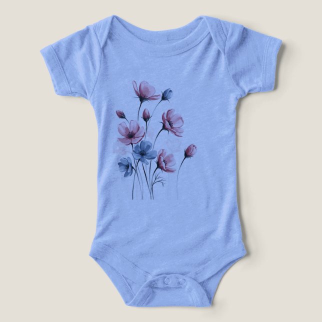 Whispers of Blossoms in Soft Breeze T Shirt (Design Framsida)