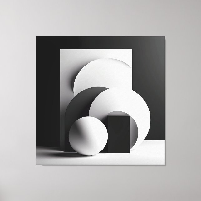 Whispers of Circular Light Canvastryck (Framsida)