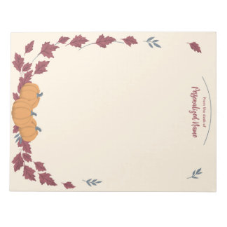 Whispers Of Fall Unlined Anteckningsblock