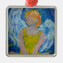 "Whispers of Kärlek" Angel Ornament