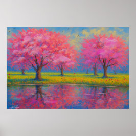 Whispers of Light Landscape Poster