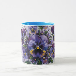Whispers of Pansies-Ceramic Mug Mugg
