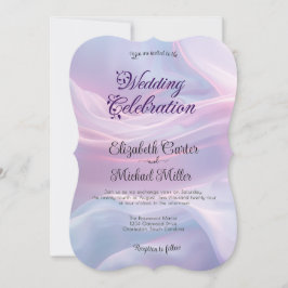 Whispers of Silke: Dreamy Pastel Vinkarare Rosa Bl Inbjudningar