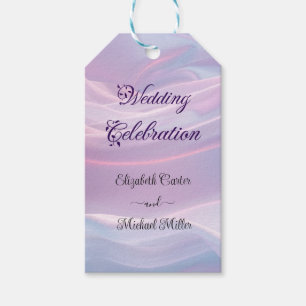 Whispers of Silke: Dreamy Pastel Vinkarare Rosa Bl Presentetikett