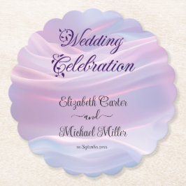 Whispers of Silke: Dreamy Pastel Vinkarare Rosa Bl Underlägg Papper