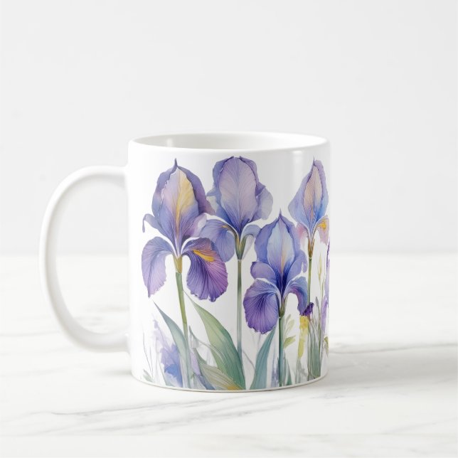 Whispers of Spring – Iris Bloom II Mug Kaffemugg (Vänster)