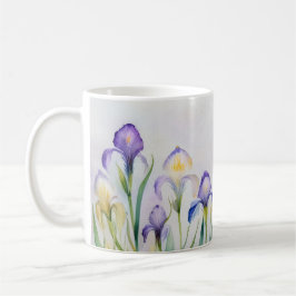 Whispers of Spring – Iris Bloom Mug Kaffemugg