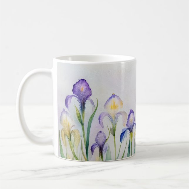Whispers of Spring – Iris Bloom Mug Kaffemugg (Vänster)