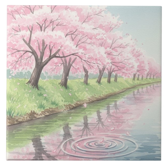Whispers of Spring Kakelplatta (Framsidan)