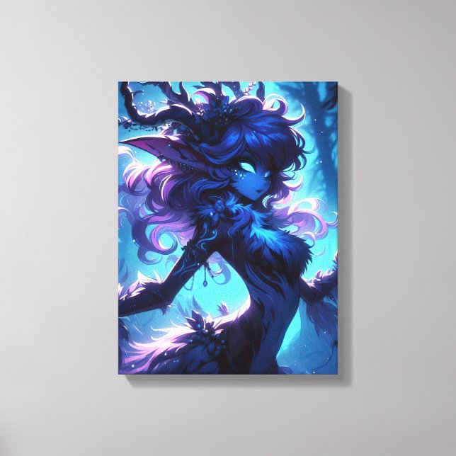 Whispers of the Azure Grove Canvastryck (Framsida)