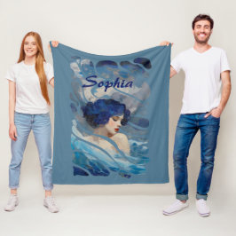 Whispers of the Ocean Goddess Fleecefilt