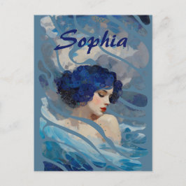 Whispers of the Ocean Goddess Vykort