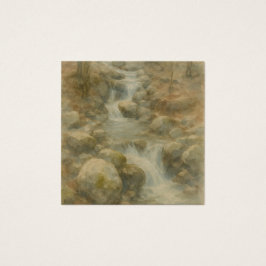 Whispers of the Stream Fyrkantigt Visitkort