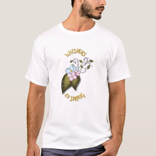 Whispers of Vår Blommigt T-Shirt - Romantic Bloom (Framsida)