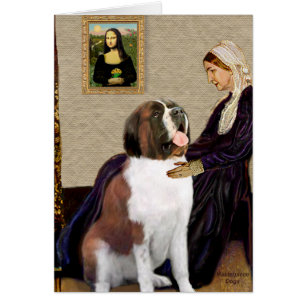 Whisterls Mor - Saint Bernard Hälsningskort