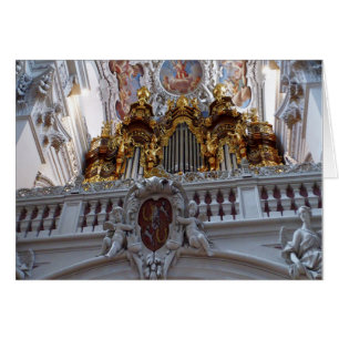 Whistle Passau Pipe Organ Hälsningskort