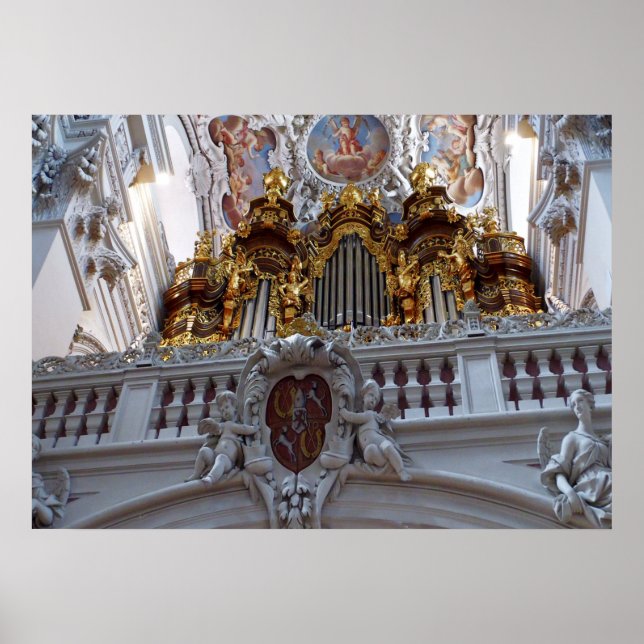 Whistle Passau Pipe Organ Poster (Framsidan)