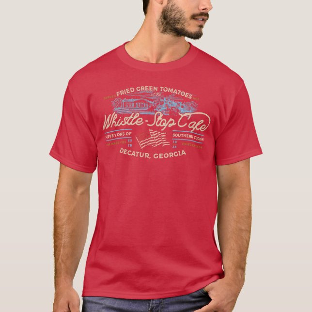 Whistle Stop Cafe pojke T Shirt (Framsida)