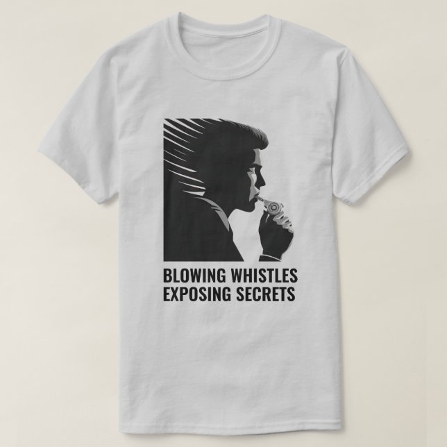 Whistleblower T Shirt (Design framsida)