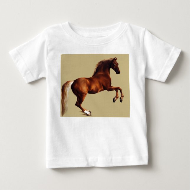 Whistlejacket-hästen av George Stubbs T Shirt (Framsida)