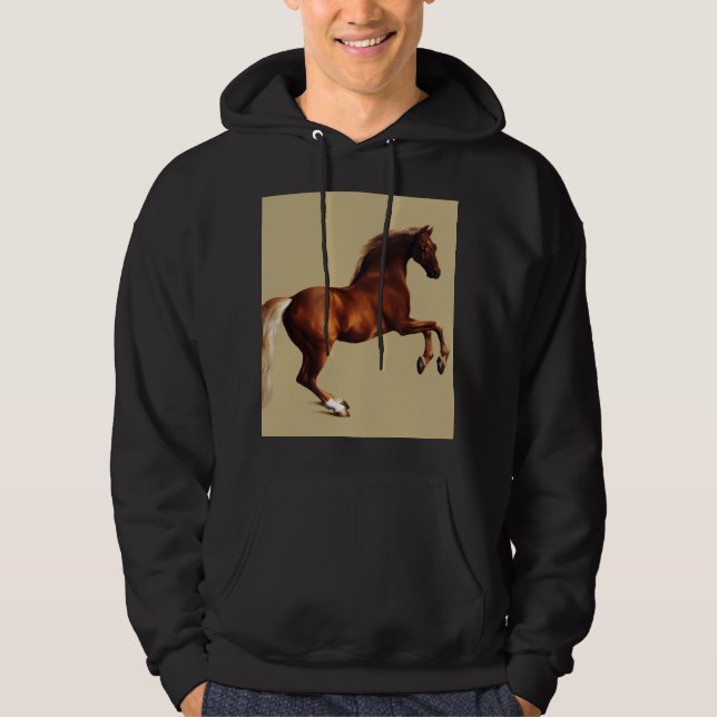 Whistlejacket horse by George Stubbs Hoodie (Framsida)