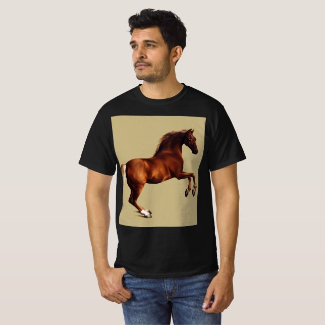Whistlejacket horse by George Stubbs T Shirt (Hel framsida)