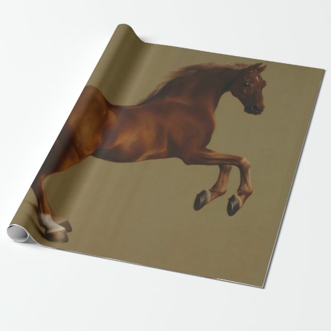 Whistlejejjacka från Horse (av George Stubbs) Presentpapper (Utrullad)