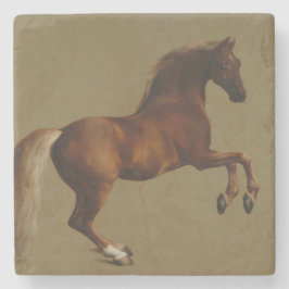 Whistlejejjacka från Horse (av George Stubbs) Stenunderlägg