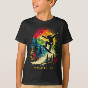 Whistler Bc Kanada Snowboard Snowboarding Resort T Shirt