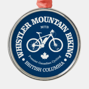 Whistler BC (MTB) Julgransprydnad Metall