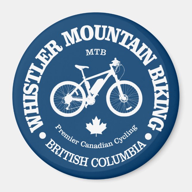 Whistler BC (MTB) Magnet (Framsidan)