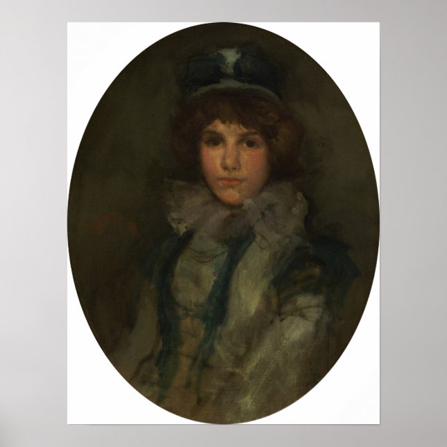Whistler - Blå Och Korall Den Lilla Blå Mössan Poster (Framsidan)
