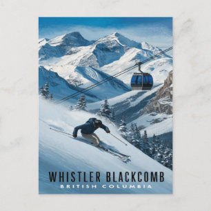 Whistler Blackcomb: Hoppa över topparna Vykort