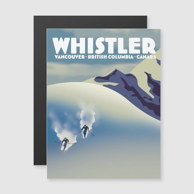 Whistler British Columbia Canada Ski (Fram/baksida)