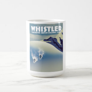 Whistler British Columbia Canada Ski Kaffemugg