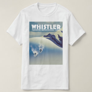 Whistler British Columbia Canada Ski T Shirt