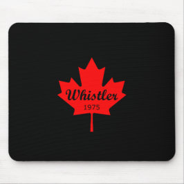 Whistler Canada 1975 Red Maple Löv Färg Musmatta
