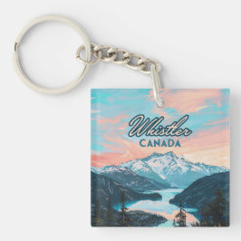 Whistler Canada British Columbia Ski Resort Retro