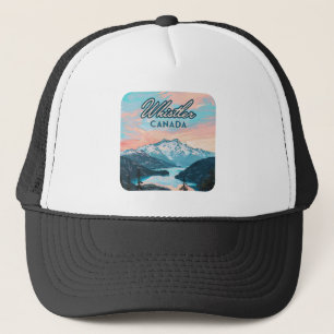 Whistler Canada British Columbia Ski Resort Retro Keps
