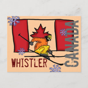 Whistler Canada skidvykort Vykort