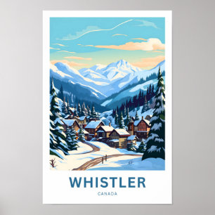 Whistler Canada Travel Skriv ut Poster