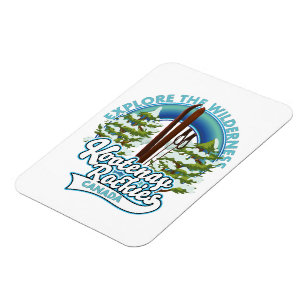 Whistler Canada,utforska vildmarken, skidens logot Magnet