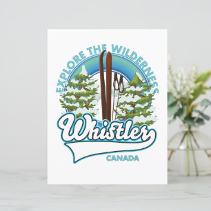Whistler Canada,utforska vildmarken, skidskidens l