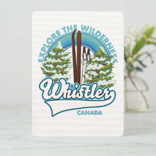 Whistler Canada,utforska vildmarken, skidskidens l